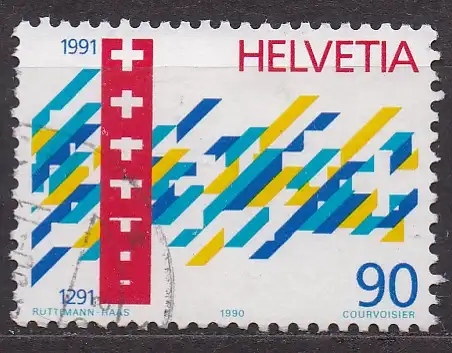 Schweiz, Mi-Nr. 1422 gest., 700 Jahre Eidgenossenschaft