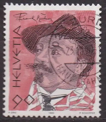Schweiz, Mi-Nr. 1426 gest., Frank Buchser