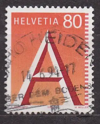 Schweiz, Mi-Nr. 1490 gest., A-Post