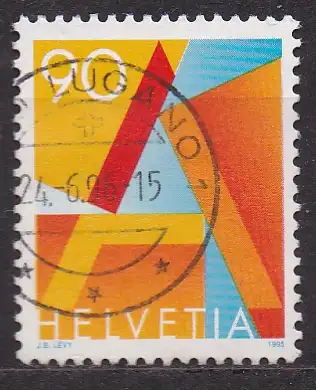 Schweiz, Mi-Nr. 1563 gest., A-Post