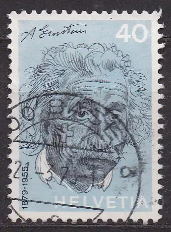 Schweiz, Mi-Nr. 982 gest., Albert Einstein