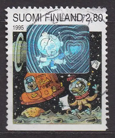 Finnland, Mi-Nr. 1279 gest., Valentinstag - Comics