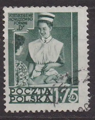 Polen, Mi-Nr. 817 gest., Gesundheitsdienst