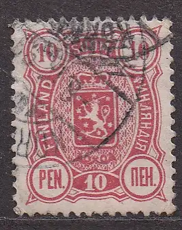 Finnland, Mi-Nr. 29 B gest., Wappen