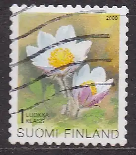 Finnland, Mi-Nr. 1532 gest., Pflanzen: Küchenschelle