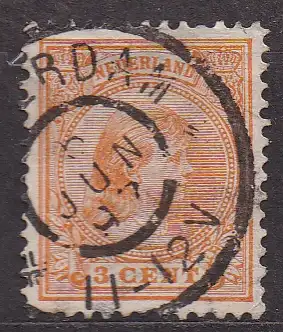 Niederlande, Mi-Nr. 34 gest., Königin Wilhelmina