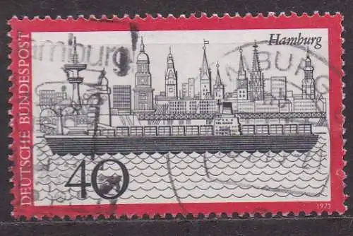 BRD, Mi-Nr. 761 gest., Fremdenverkehr: Hamburg
