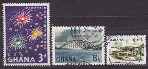 Ghana, Lot gestempelter Marken
