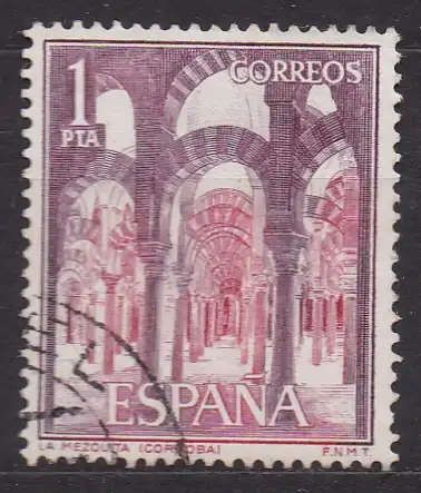 Spanien, Mi-Nr. 1469 gest., Sehenswürdigkeiten: Moschee von Cordoba