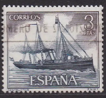 Spanien, Mi-Nr. 1493 gest., Spanische Marine