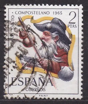 Spanien, Mi-Nr. 1558 gest., Heiliges Jahr des hl. Jakobus von Compostela