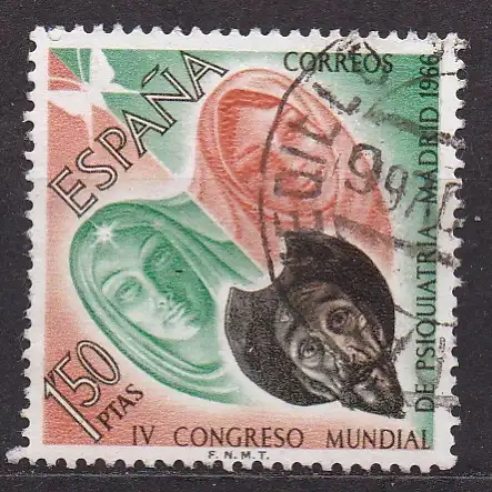 Spanien, Mi-Nr. 1635 gest., 4. Weltkongress der Psychiatrie