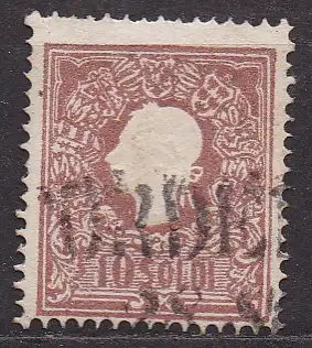 Österreich - Lombardei und Venetien, Mi-Nr. 10 II gest., Kaiser Franz Joseph