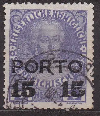 Österreich, Portomarken Mi-Nr. 59 gest., Maria Theresia