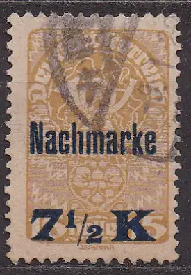 Österreich, Portomarken Mi-Nr. 102 gest., Posthorn