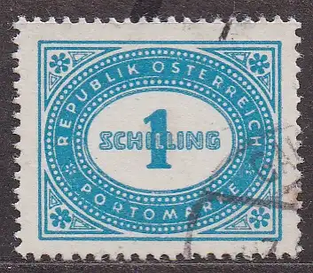 Österreich, Portomarken Mi-Nr. 226 gest., Ziffernzeichnung