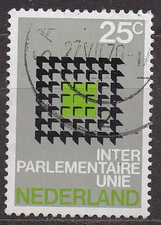 Niederlande, Mi-Nr. 946 gest., Konferenz der Interparlamentarischen Union