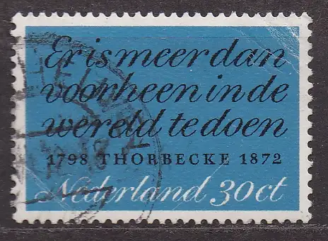 Niederlande, Mi-Nr. 989 gest., Johan Rudolf Thorbecke