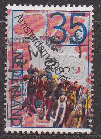 Niederlande, Mi-Nr. 1045 A gest., 700 Jahre Stadt Amsterdam