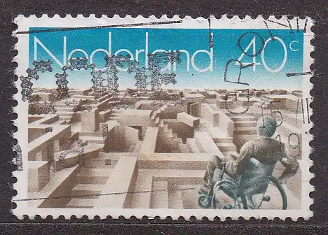 Niederlande, Mi-Nr. 1106 gest., 50 Jahre Organisation "Arbeit für Körperbehinderte"
