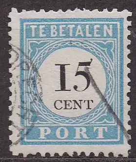 Niederlande, Portomarke Mi-Nr. 9 I C gest., Ziffer im Kreis