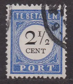 Niederlande, Portomarke Mi-Nr. 16 I gest., Ziffer im Kreis