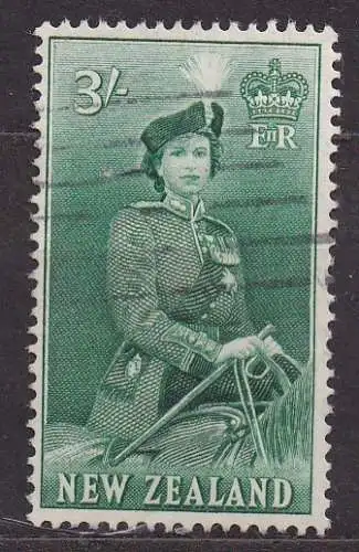 Neuseeland, Mi-Nr. 343 gest., Königin Elisabeth II.