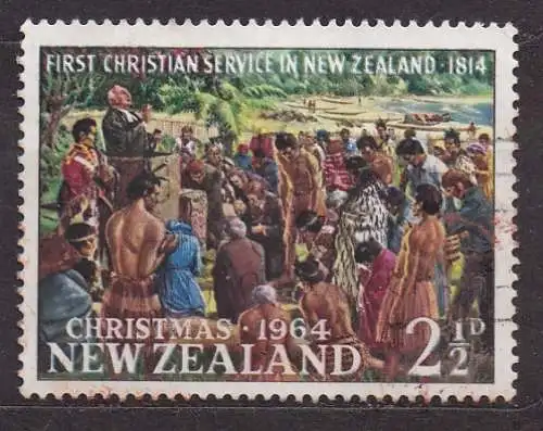 Neuseeland, Mi-Nr. 435 gest., Weihnachten 1964