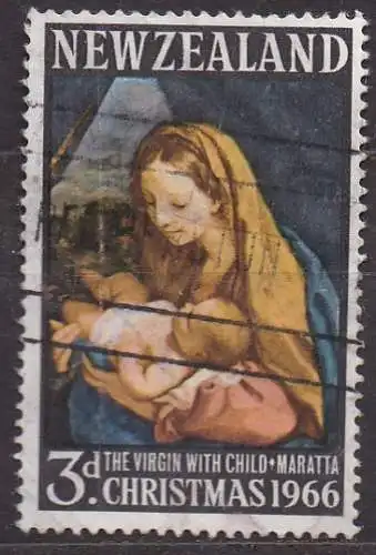 Neuseeland, Mi-Nr. 453 gest., Weihnachten 1966