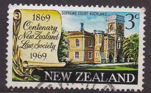 Neuseeland, Mi-Nr. 499 gest., 100 Jahre Juristenvereinigung von Neuseeland