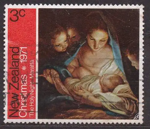 Neuseeland, Mi-Nr. 565 gest., Weihnachten 1971
