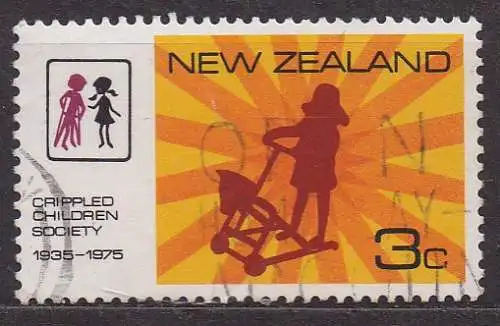 Neuseeland, Mi-Nr. 647 gest., 40 Jahre Vereinigung für behinderte Kinder