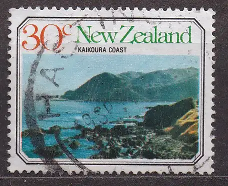 Neuseeland, Mi-Nr. 719 gest., Küstenlandschaft