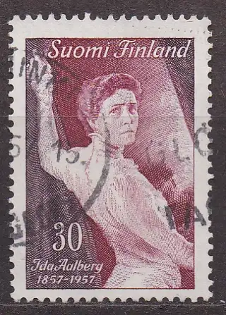 Finnland, Mi-Nr. 485 gest., 100. Geburtstag von Ida Aalberg