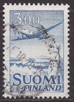 Finnland, Mi-Nr. 579 x I gest., Flugzeug