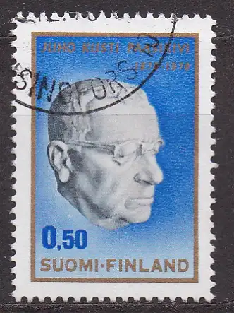 Finnland, Mi-Nr. 684 gest., 100. Geburtstag von Joho Kusti Paasikivi