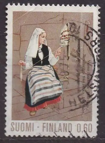 Finnland, Mi-Nr. 734 gest., Tracht aus Karelien