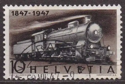 Schweiz, Mi-Nr. 485 gest., 100 Jahre Schweizer Eisenbahnen