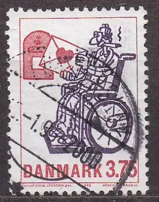 Dänemark, Mi-Nr. 1040 gest., Comics