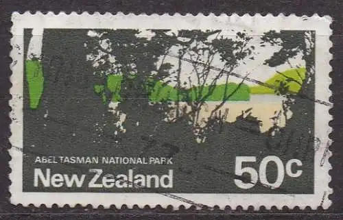 Neuseeland, Mi-Nr. 535 Z gest., Landesansichten