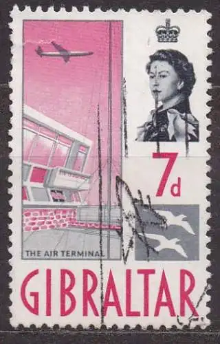 Gibraltar, Mi-Nr. 156 gest., Motive aus Gibraltar