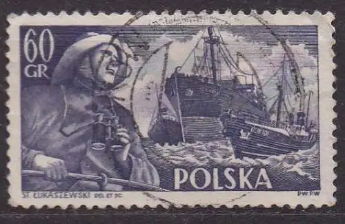 Polen, Mi-Nr. 963 gest., Polnische Handelsmarine