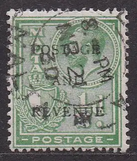 Malta, Mi-Nr. 134 gest., König Georg V. und Wappen