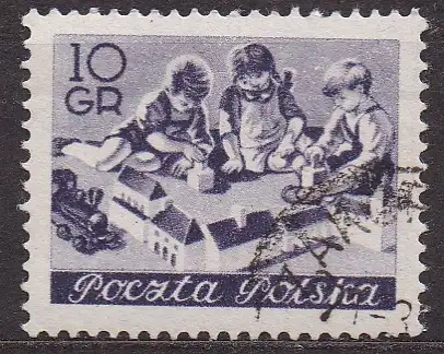 Polen, Mi-Nr. 834 gest., Kindererziehung und Schulwesen