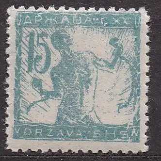 Jugoslawien, Mi-Nr. 102 I  **, Freimarke