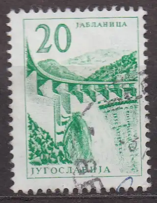 Jugoslawien, Mi-Nr. 1131 gest., Technik + Architektur