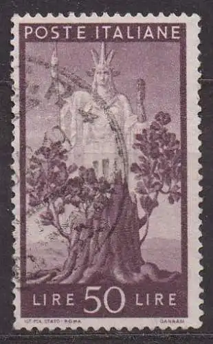 Italien, Mi-Nr. 703 gest., Freimarke "Demokratie"