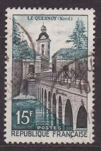 Frankreich, Mi-Nr. 1145 gest., Landschaften: Le Quesnoy
