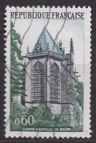 Frankreich, Mi-Nr. 1756 gest., Tourismus: Kirche in Riom