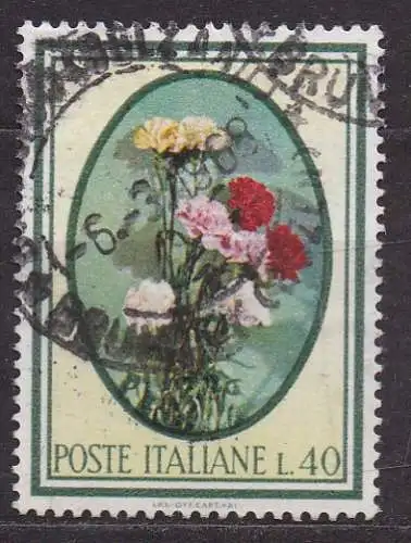 Italien, Mi-Nr. 1207 gest., Flora